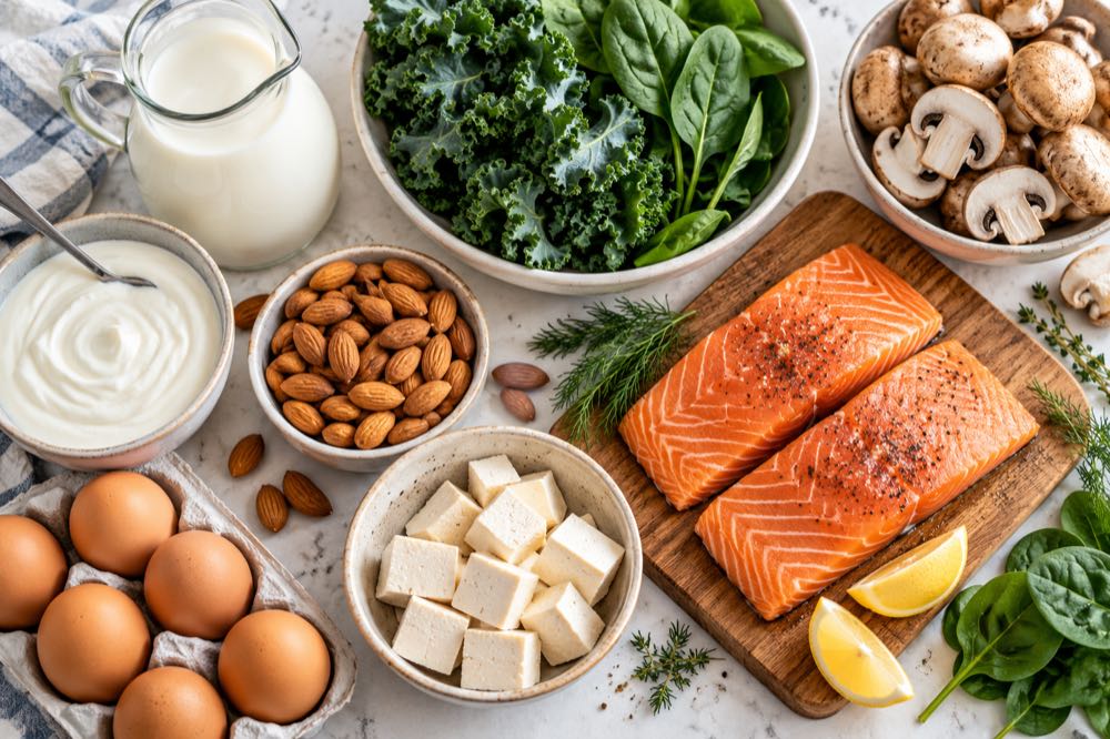 Foods that provide calcium and vitamin D